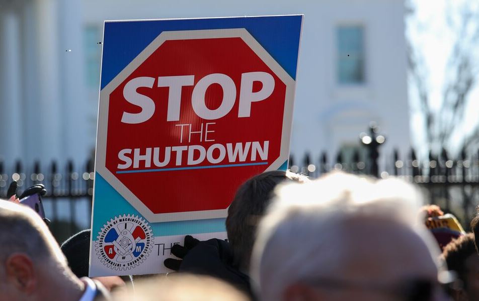 Stop the Shutdown Sign